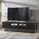 Szafka RTV Rift 200cm Loft ONE FURNITURE - Laminat Brąz Rustrykalny 5