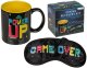Zestaw dla Gracza - Kubek POWER UP + Opaska na Oczy + Skarpetki GAME OVER + Brelok 4