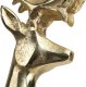 Figurka ozdobna Renifer metalowy złoty 30 cm 6