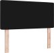 vidaXL LED Głowica z kryształowym guzikiem, tufted, czarna 90 cm, welur 2