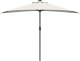 vidaXL Półparasol ogrodowy z aluminiowym słupem w kolorze piaskowym 294 cm 1