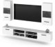 Meblościanka Biała Nowoczesna Pod Telewizor Blande 240cm Salon Sypialnia 2
