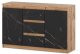 Komoda Pojemna 120cm Szafka Do Salonu Duża 3 Szuflady Sonoma San Sebastian 2