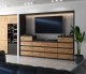 Komoda 14 Szuflad Nowoczesna Szafka Rtv Salon 220cm Loft Szary Dąb Wotan 2