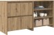 vidaXL Bufet 2 pcs dąb artisan 70 x 41 x 75 cm 1