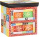 vidaXL Szafka Nocna wielokolorowy 40 x 30 x 40 cm lite drewno z farbą (4017589) 1