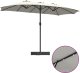 vidaXL Parasolka ogrodowa piaskowy 385 x 209 x 244 cm tkanina 6