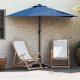 vidaXL Parasolka ogrodowa Niebieski azur 294 x 150 x 224 cm tkanina 1