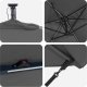 vidaXL Parasol banana na wysięgniku Antracyt 294 x 200 x 254 cm 3