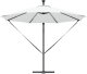 vidaXL Parasol banana na wysięgniku piaskowy 294 x 294 x 248 cm 1