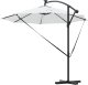 vidaXL Parasol banana na wysięgniku piaskowy 294 x 294 x 248 cm 2