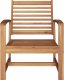 vidaXL Krzesła ogrodowe 2 pcs Brązowy 60 x 65 x 76.5 cm 4