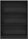 vidaXL Półka na książki Czarny dąb 80 x 24 x 109 cm Płyta wiórowa 4