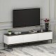 TV staliukas Asir 180x45,2x35 cm, baltas 2