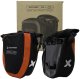 Sakwy EXTRAWHEEL WAYFARER czarno-czerwone 50L (2x25L) PREMIUM CORDURA 1