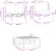 vidaXL Zestaw Sof na Ogród 13 pcs Antracyt Stal 4