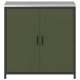 vidaXL Szafka do przechowywania w kuchni Oliwkowy 60 x 50 x 92 cm Stal 3