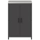 vidaXL vidaXL Szafka do przechowywania w kuchni Czarny 60 x 50 x 92 cm Stal 4