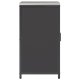 vidaXL vidaXL Szafka do przechowywania w kuchni Czarny 60 x 50 x 92 cm Stal 5