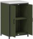 vidaXL Szafka do przechowywania w kuchni Oliwkowy 60 x 50 x 92 cm Stal 5
