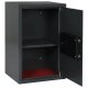 vidaXL Sejf elektroniczny z półką Ciemnoszary 40x35x60 cm Stal 2