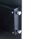 vidaXL Sejf elektroniczny z półką Łupkowoszary 35x31x50 cm Stal 6