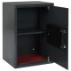 vidaXL Elektroniczny sejf cyfrowy z zamkiem odcisków palców 31x35x50 cm Stal 3