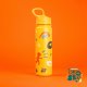 Brosky Pattern Stalowa butelka na wodę w kolorze żółtym 680ml 3