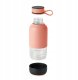 Lekue Water Bottle To Go - Coral 2