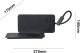 Kinkiet Domoletti WALL LAMP FIJI 19132-BK 5+3W LED CHARGER 1