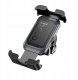 Uchwyt na telefon do roweru / motocykla Hoco do kierownicy H82 czarno szary 3