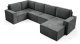 DUŻY Narożnik U2 Modułowy PORTO Kanapa sztruks Sofa poso 115 2