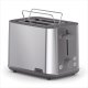 Toaster PurShine HT 1510 GY(edelstahl/grau, 900 Watt, für 2 Scheiben Toast) 1