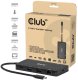 Club3D USB-C 9in1-HUB >2xHDMI/2xUSB/USB-C/LAN 4K60Hz PD100W retail 2