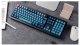 V6 Max(schwarz/blaugrau, DE-Layout, Gateron Jupiter Banana, Hot-Swap, RGB) 2