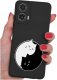 krainaGSM Etui do Motorola Moto G35 5G WZORY |SILIKONOWE MATT CASE + SZKŁO 9H 1