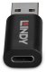 Adapter USB Lindy 71264 USB-A - USB-C Czarny  (71264) 3