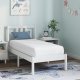 vidaXL Materace Biały 60 x 120 cm 100% materiał poliestrowy 1