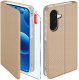 krainaGSM Etui z klapką do Samsung A36 5G Zamykane Złote Futerał + Szkło 9H 1