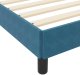 vidaXL Łóżko kontynentalne z materacem Ciemnoniebieski 80 x 200 cm 10