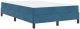 vidaXL Łóżko kontynentalne z materacem Ciemnoniebieski 120 x 190 cm 2