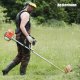 Maska przyłbica ochronna do koszenia cięcia z nausznikami Heckermann 8801 13