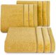 Ręcznik Dona 70140cm musztardowy bawełna frotte z bordiurą 1