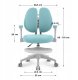 Fotel Obrotowy Krzesło Dla Dzieci I Młodzieży Markadler Junior 4.9 Blue 4