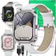 SMARTWATCH WATCH ZEGAREK AMOLED BLUETOOTH ROZMOWY MENU PL DAMSKI SMARTBAND MK88 1