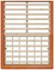 vidaXL Ramka łóżka Woskowy brąz 140 x 190 cm Lite drewno 8