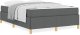 vidaXL Łóżko sprężynowe Ciemnoszary i Biały i Ciemnoszary 140 x 200 cm 4
