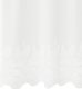 vidaXL Firanka Koronkowa z zasłonami Kwiatowy Biały 1200 x 140 cm Poliester 4