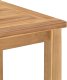 vidaXL Stolik kawowy Brązowy 85 x 85 x 45 cm Lite drewno tekowe 3