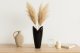 Wazon ceramiczny 26 cm wycięty czarny 1